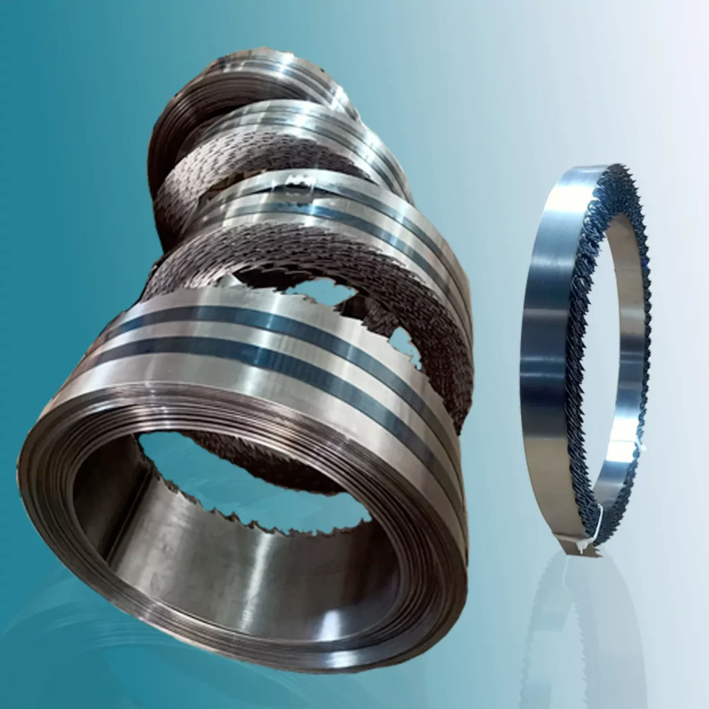 Recommended band saw steel tape roll materials for making wood saw crafts Saw blade made of heat treatment steel strip