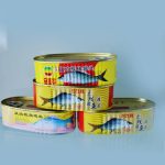 Canned drum fish packaging made of tinplate Canned drum fish packaging made of tinplate