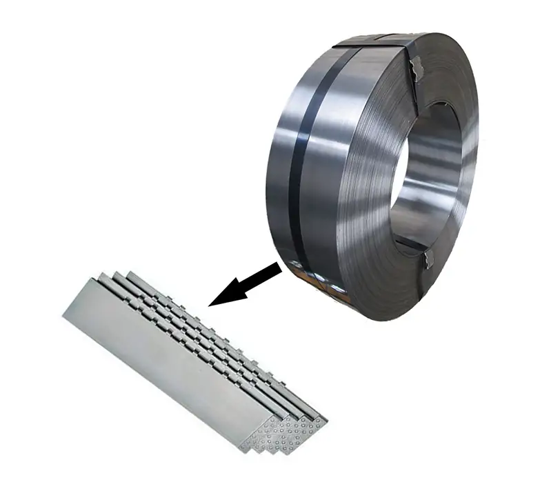 Gang saw blade steel