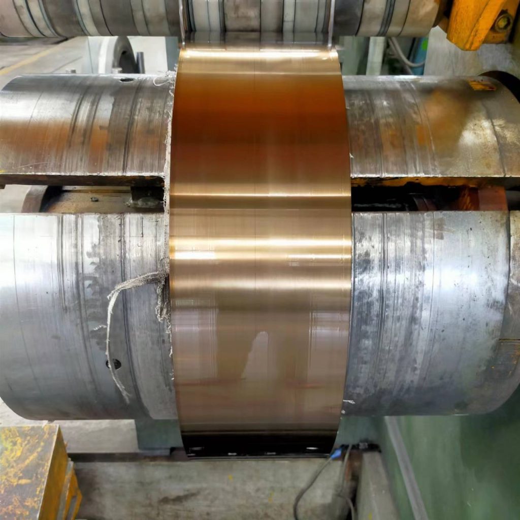gold steel coil