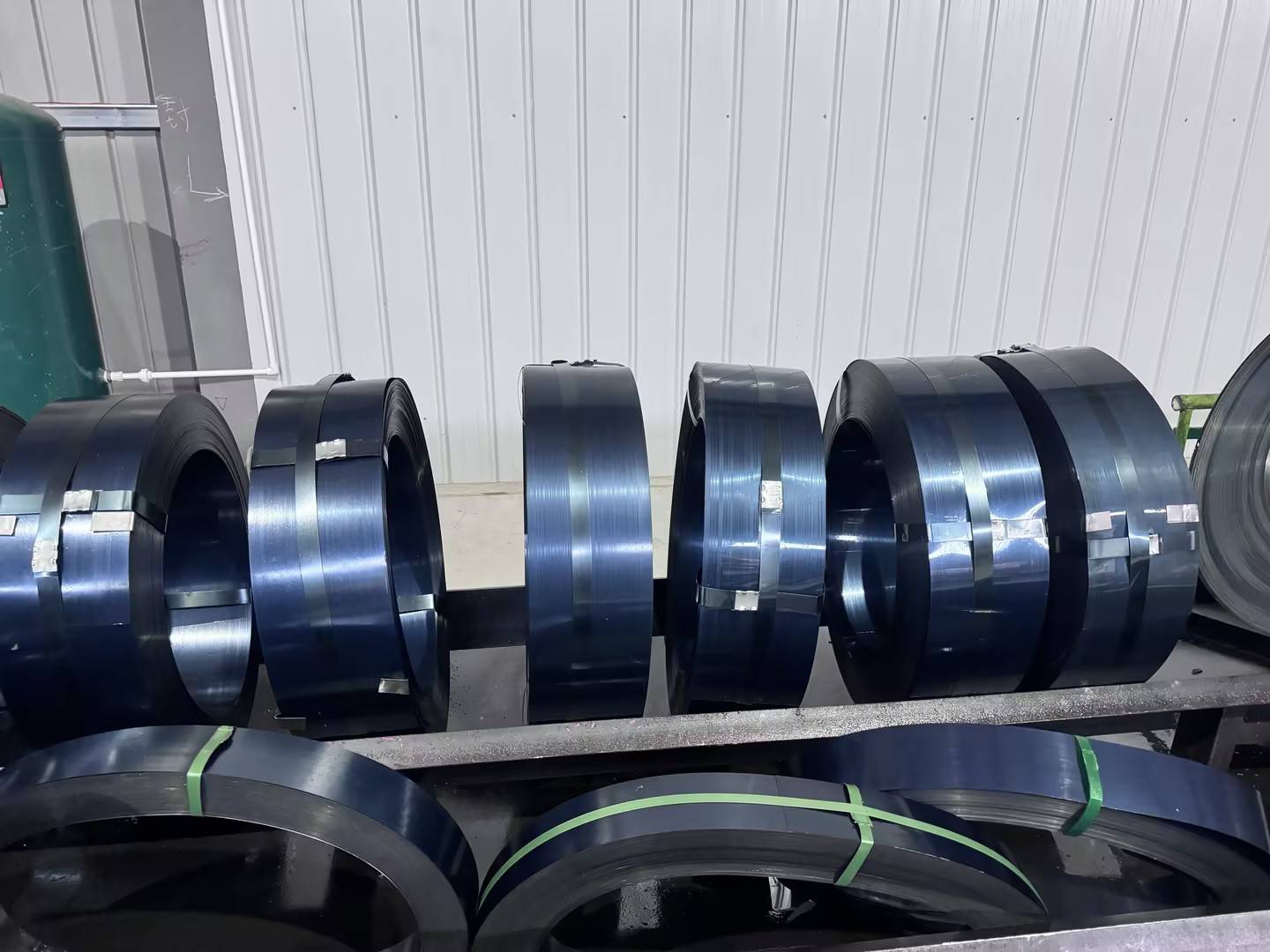 blue tempered steel strip