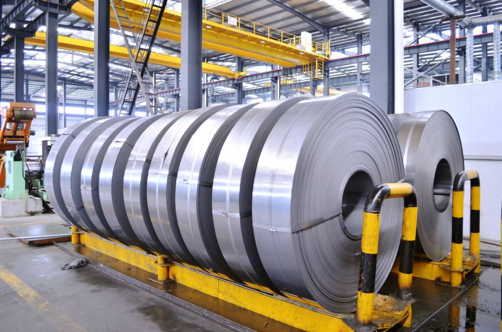 Spheroidized annealed steel strip
